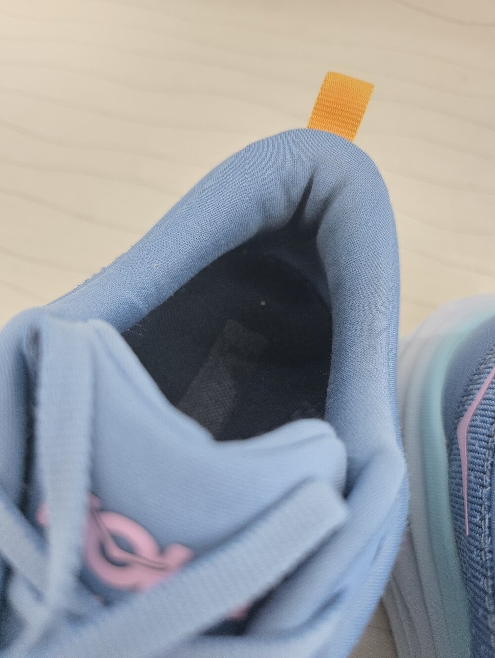 Hoka One One Womens Bondi 8 Blue Running Sneakers Shoes 1127954 Size 8.5D Wide - Picture 11 of 13